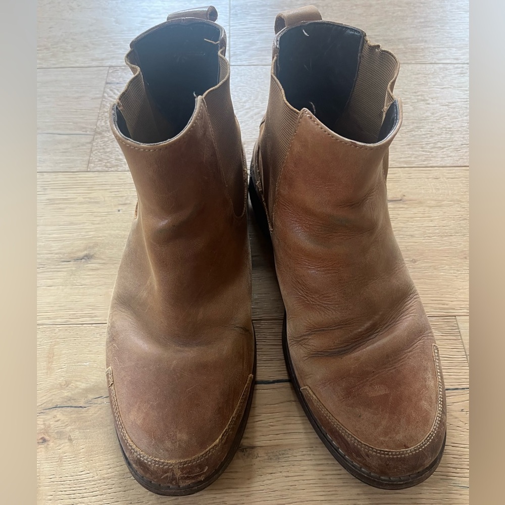Cole Haan Tan Leather Boots